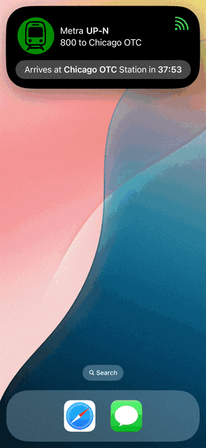 MetraMap demo GIF